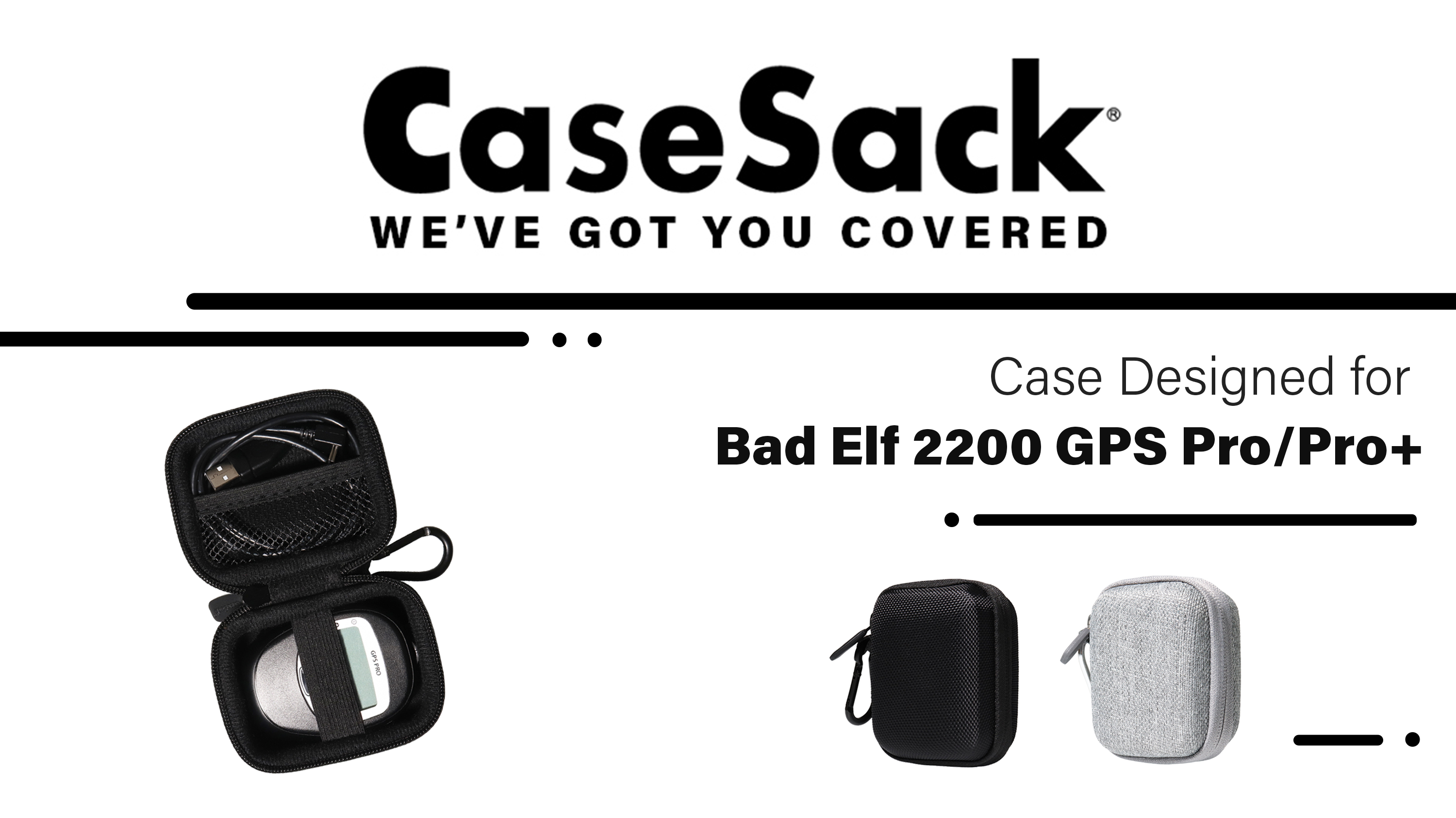 Amazon.com: CaseSack Case for Bad Elf 2200 GPS Pro/Pro+ Bluetooth
